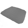 SPA Cover Square Waterproof 190 Silver Coated Polyester Taff Weather