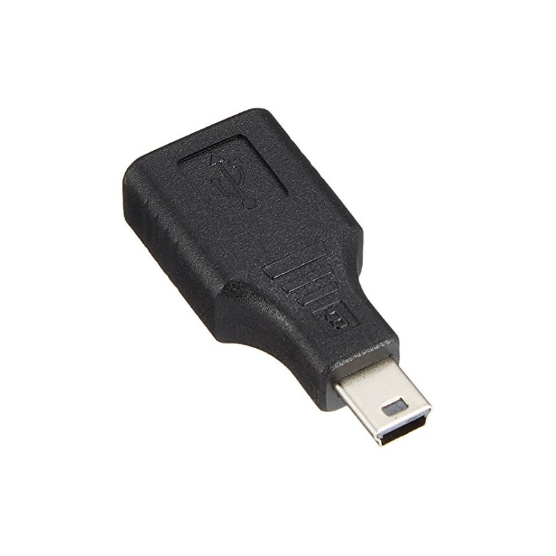 USB A (female) to mini USB (male) adapter USBAB-M5AN