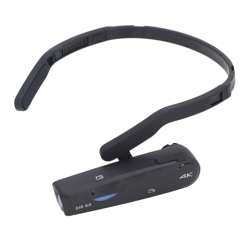 EP6 PLUS 4K Head Mounted Camera Wearable Video Camera 30FPS