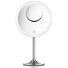 Miusco 9" Lighted Makeup Mirror Pro, 5X + 10X Magnification,