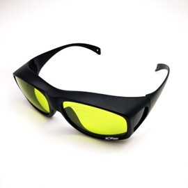 MCWlaser Laser Safty Protective Goggles Glasses 190-440 & 780-900nm,900-1100nm,10600nm Typical for 355nm 405nm 808nm 810nm 980nm 1064nm 1085nm 10600nm Absorption Type EP-17 Style 9