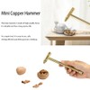 6-in-1 Mini Brass Hammer Dual Head Small Hammer Multifunction Copper
