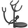 Curved Razor and Shaving Brush Stand Display Dry Brush Compatible
