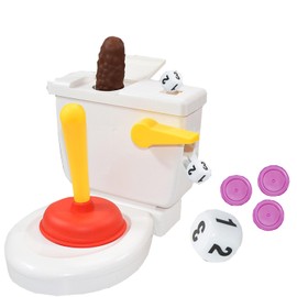 YYZGGLING Spooky Jet Toilet Party Board Game, 6 Players, Ages 7+, Family Fun, Dexterity Game