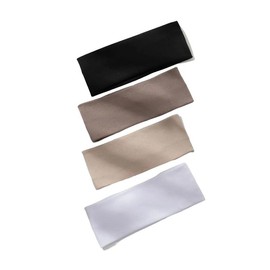 Fashion Solid Color Hair Band (4pcs), High Stretch Sweat-absorbing Hair Band, Hair Accessories for Women & Men for Daily Use, Workout Headband:_Multicolor_one-size