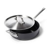 GreenPan Craft Noire 4.5QT Saute Pan with Lid and Helper