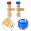 CHILDWEET Air Conditioning Safety Valve Charging Valve Tank Adapters