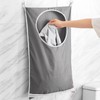 Lubrati Door Hanging Laundry Hamper Bag, Portable Clothing Storage Bag,