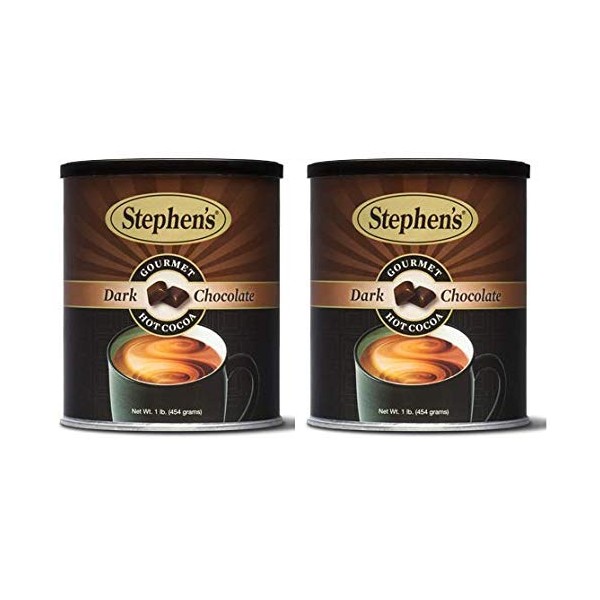 Stephens Gourmet Hot Cocoa, Dark Chocolate, 16 OZ (Pack - 2)