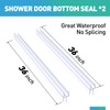 FCSOTSPS Shower Door Bottom Seal,2 PCS 3/8" X 36" Shower