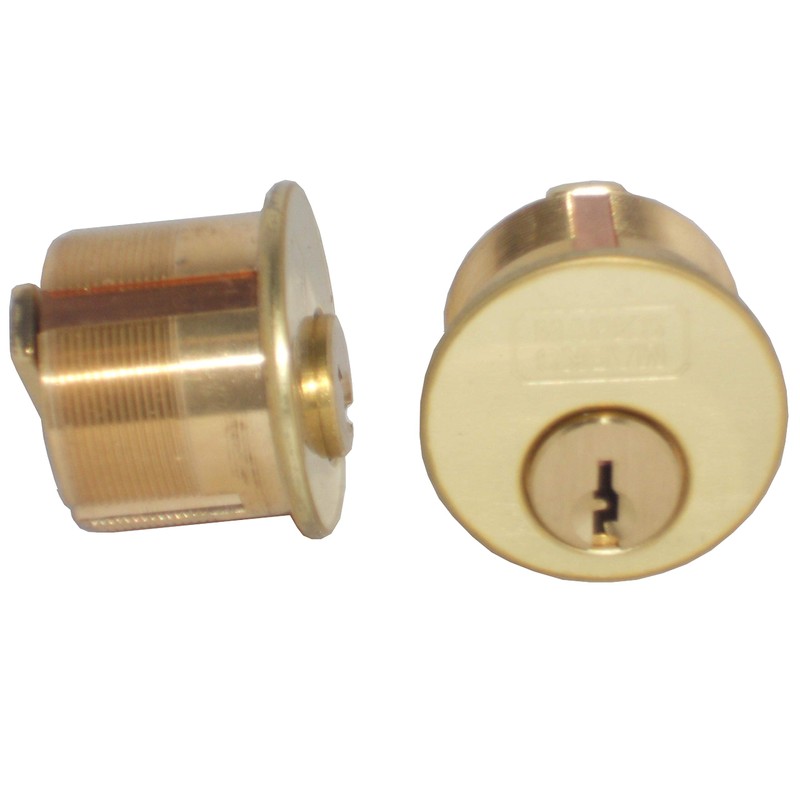 Marks Keyed Alike Pair of 15/16" Mortise cylinders for Iron