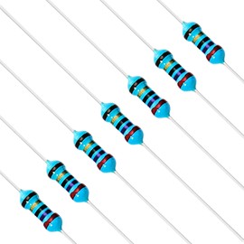 Chanzon 100pcs 1/4W (0.25W) 27 Ω ohm Metal Film Fixed Resistor 0.01 ±1% Tolerance 27R MF Through Hole Resistors Current Limiting Rohs Certificated