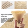 100 Pcs Coffee Filter Papers, Disposable Unbleached Cone Filter Papers