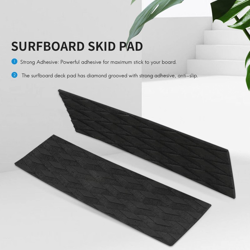 Giilayky 4 Piece Surfboard Traction Pads Eva Surfing Skimboard Deck