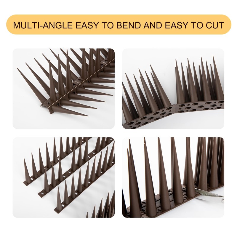 OFFO Bird Spikes Pigeon Outdoor Spikes for Cat Keep Birds