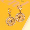 LeCalla 925 Sterling Silver Drop Earrings Light Filigree Heart Knot
