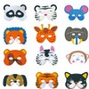 [Ｚｅａｉｉｓｉｙ] 12枚 お面 可愛い 仮面 動物 ハロウィン マスク 写真撮影小道具 仮面舞踏会