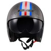 LS2 Helmets Open Face Spitfire Spark Helmet (Brushed Alloy -