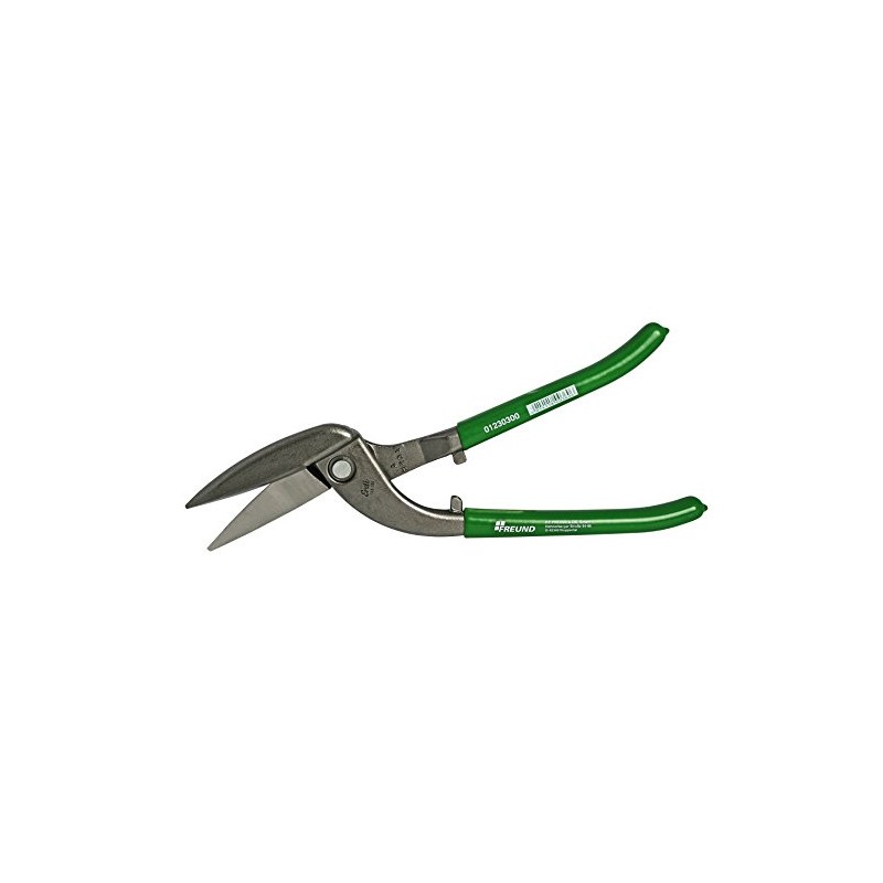 FREUND 01230300 Sheet Metal Shears, 300 mm, Dip-Insulated Handles