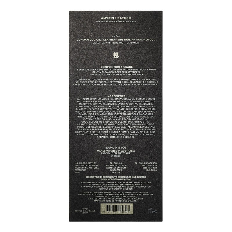 Morris Motley Supermassive Creme Bodywash 500ml
