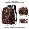 Dezcrab Fox Kids Backpack for Girls, Teens School Bags Bookbags