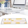 Keyboard Keycaps Bee Milk Subject PBT Material OEM Height Dye