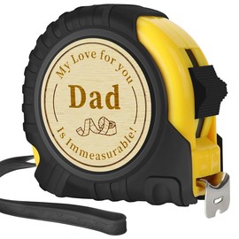 Dad Father's Day Gifts for Dad Grandpa Papa Tool Wood Worker Carpenter Christmas Birthday Gifts Idea for Papa Tape Measure 25 FT