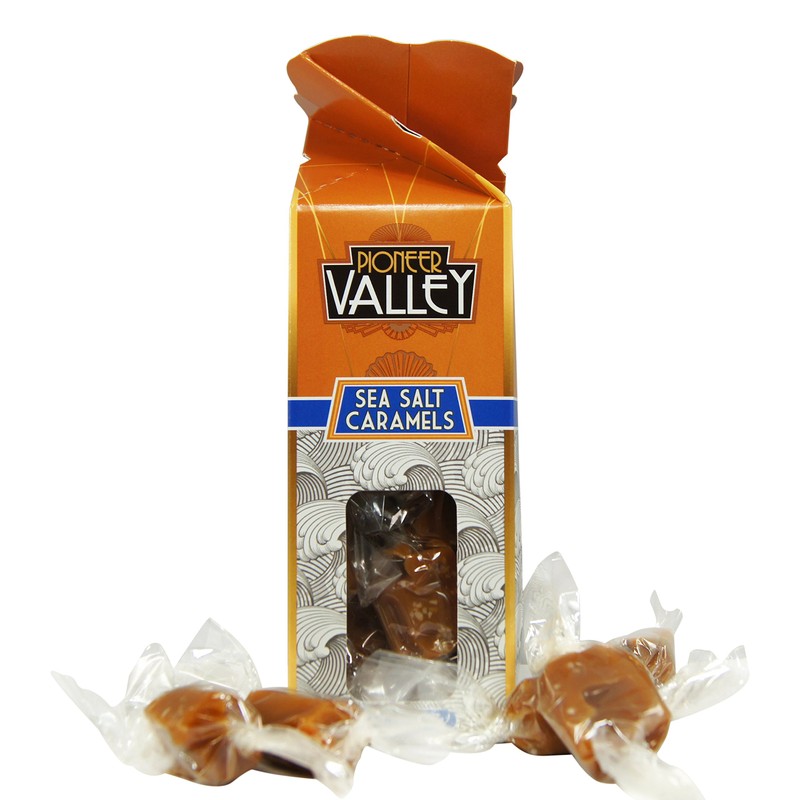 Salted Caramels 8oz Box by Pioneer Valley (Soft, Premium Quality,