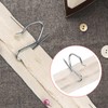 Heavy Duty Zinc Metal Drapery Pin Hooks Pack of 100