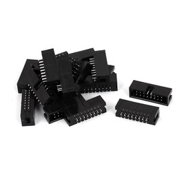 sourcing map 2.54mm Pitch 2x8 16-Pin Box Header IDC Socket Straight Connector 18pcs