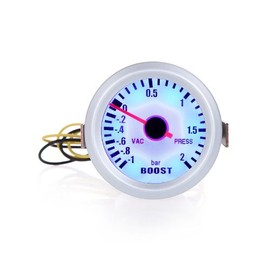 Turbo Boost Vacuum Press Gauge Meter for Auto Car 2" 52mm -1~2BAR Blue LED Light VCXN