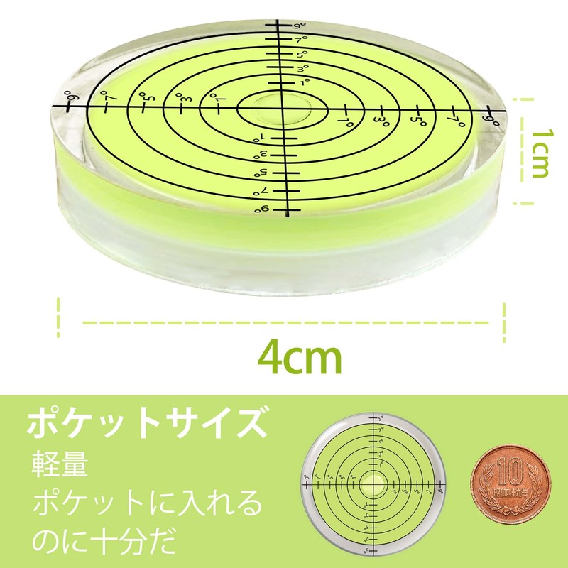 Golf Green Leader, Golf Marker, Round Bubble Level, Precision Golf
