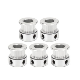 iMetrx GT2 Pulley Timing Belt Pulley Width 6 mm Teeth 20 (Inner Bore 5 mm) for 3D Printer Timing Belt Pulley Pack of 5