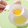 1Pc White Egg White Yolk Separator,Egg Separator for Raw Eggs,Bowl-Clip