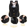 WOYYHO Pet Dog Carrier Backpack with Storage Pockets Small Dog