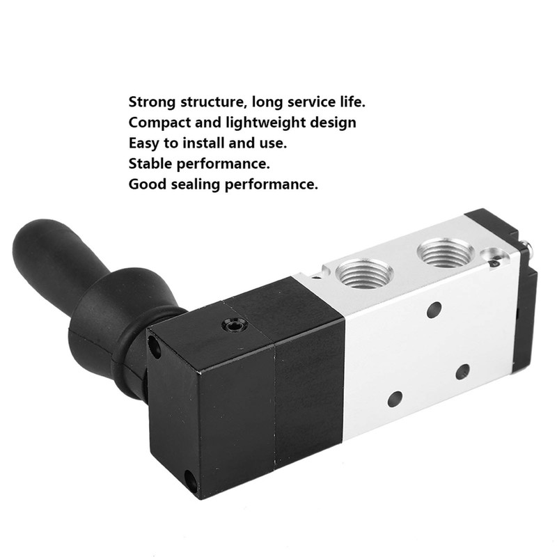 Oumefar G1/8 Air Control Valve 3 Position 5-Way Flow Control