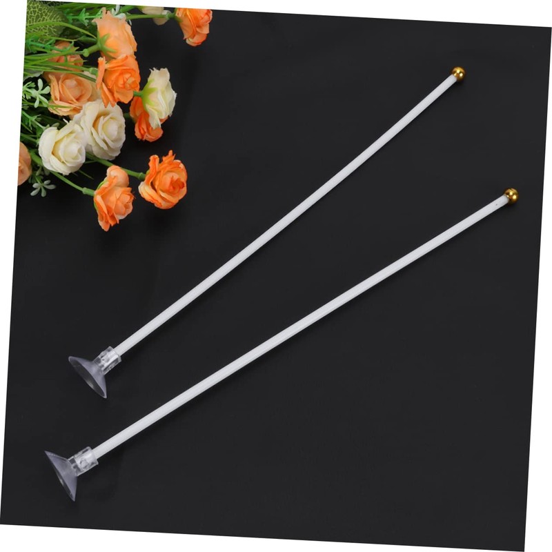IWOWHERO Pack of 10 Flag Banner, Table Flagpole, Flag Holder