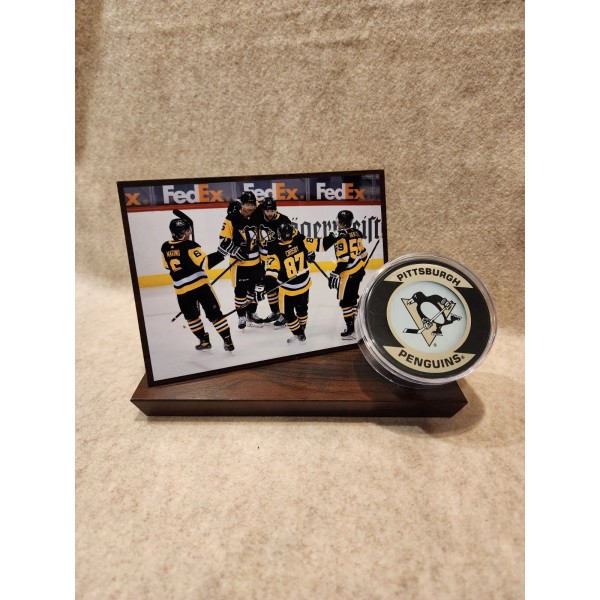 Coach Gift Hockey display with full color Photo Sublimated on