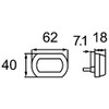 HELLA 2PF 013 323-231 Position Light - Shapeline Tech -