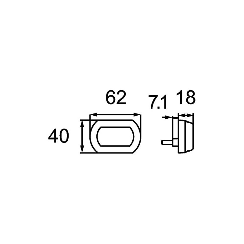 HELLA 2PF 013 323-231 Position Light - Shapeline Tech -