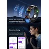 ZiCOWAY R12 Color Display Screen Smart Ring for Men Women,5ATM