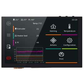 BIGTREETECH PITFT50 V2.1 Touch Screen Compactible with Raspberry-Pi 4 4B 3B 3B+, BIGTREETCH Pi 2/CB2, IPS Screen with DSI Port, 800x480 LCD Display