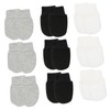 Healvian 9 Pairs Cotton Scratch Mittens Comfortable No Scratch Hand