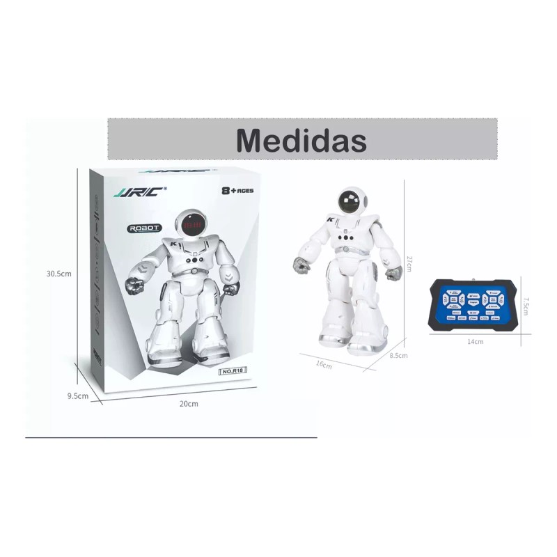 Jjrc R18 Robot Baila Control Remoto Autónomo Programable.