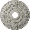 Ekena Millwork CM18ROPCF Rose Ceiling Medallion, 18"OD x 3 1/2"ID