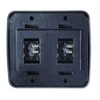 RV Designer S523, Contoured Wall Switch, Includes Base and Bezel,