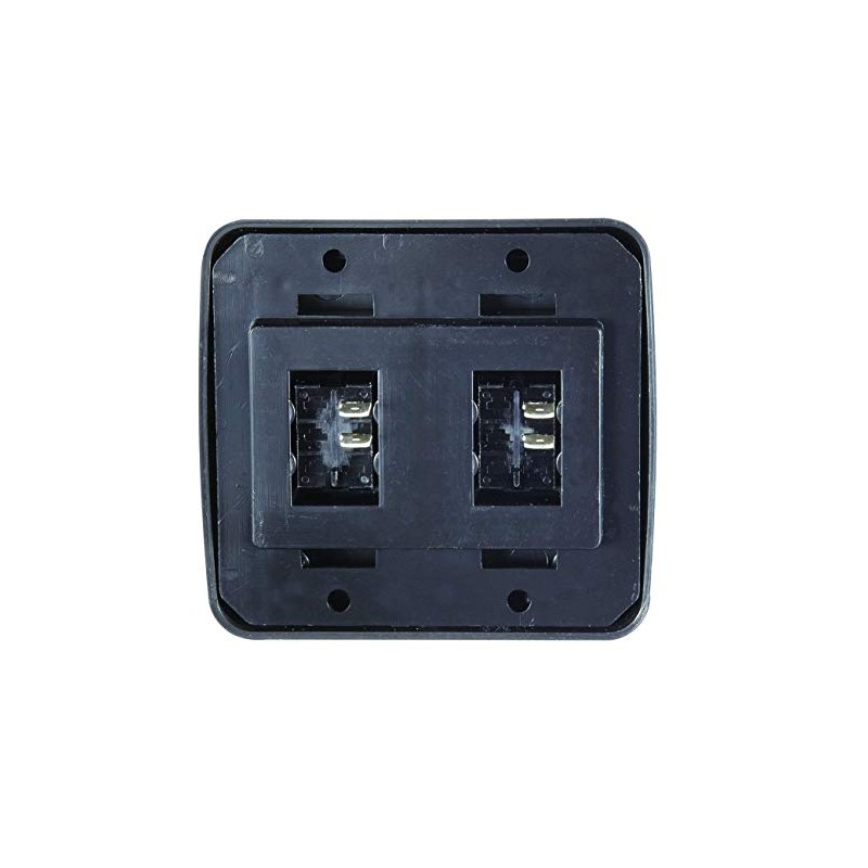 RV Designer S523, Contoured Wall Switch, Includes Base and Bezel,