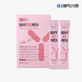 Seoul Pharmacist Cooperative WHY Y케어 여성 질건강 특허 유산균 2.5g 30포 WHY Y Care Women's Vaginal Health Patent Probiotic 2.5g 30 Sachets