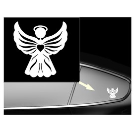 Christmas Angel Decals for Truck, Funny, Tumbler, Window, Laptop, Phone, Stickers, Home Decoration.