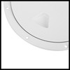 Hihaha 6" Boat White Circular Inspection Hatch Deck with Detachable